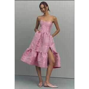 Anthropologie X V. Chapman The Charlotte Dress in Orchid Haze Windsor Size 10